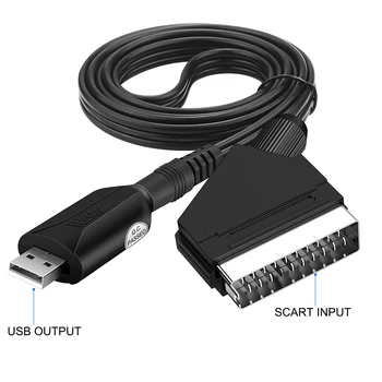 SCART Video Yakalama Kartı Scart USB 2.0 Video Yakalama Kartı Oyunu Kayıt Canlı Yayın Yayını TV
