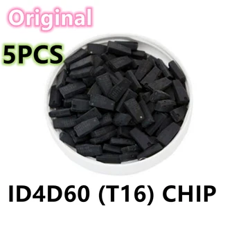 Siyah Orijinal ÇİP D4D60 (T16)Çip Karbon Transponder (80bit) 4D60 seramik çip siyah / 5 Adet Yuvası