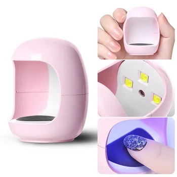 1 Adet Mini LED UV Jel tırnak tırnak kurutucu Lamba Taşınabilir Sevimli Yumurta / Fare şekli Nail Art Lehçe Jel hızlı kuru UV ışık USB şarj kurutma makinesi