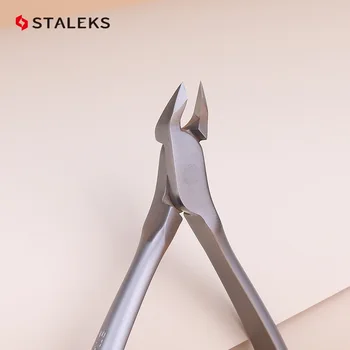 1 adet STALEKS Akıllı 30 3mm Paslanmaz Çelik Ayak Tırnağı Tırnak Makası Ölü Cilt Makas Tırnak tırnak makası Pense Tırnak Sanat Aracı