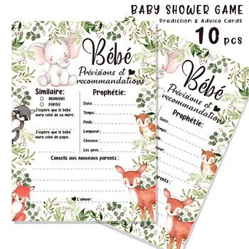10 Adet Bebek Duş Parti Oyun Kartı Cinsiyet Reveal Parti Dekorasyon Malzemeleri Doğum Günü Partisi Dekorasyon