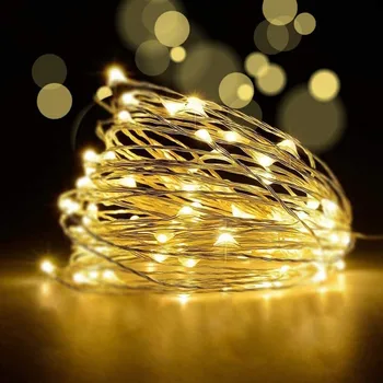 10 m dize ışık Noel Garlands Festoon led peri ışık tatil düğün süslemeleri ev odası için ağacı 1-10 m