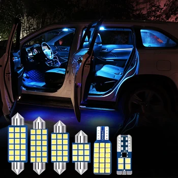 11 adet Araba LED Ampuller Toyota Prius İçin 20 30 XW20 XW30 2004-2014 2015 İç Dome Okuma Lambaları Plaka ışıkları aksesuarları