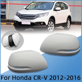 2 Adet dikiz aynası Kapağı Ayna Kabuk Konut Honda CRV İçin CR-V 2012 2013 2014 2015 2016 Araba/Otomatik Kanat Yan Ayna