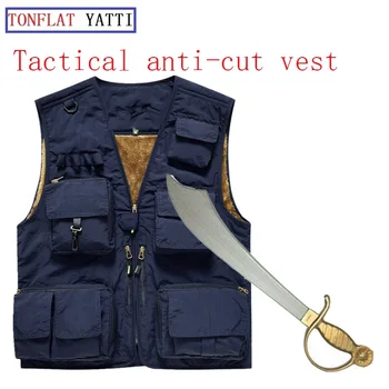 2020 Yeni Kendini Savunma Taktik Swat Polis Dişli Anti-Cut Bıçak Kesim Dayanıklı Zırh Anti Yelek Askeri Güvenlik Giyim 4 renkler