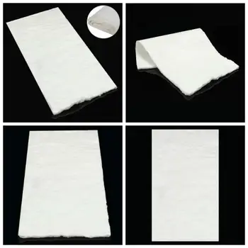 3 / 6mm Beyaz yalıtım battaniyesi Yüksek Sıcaklık Termal Yanmaz Mat Seramik Elyaf odun sobaları Fırınlar