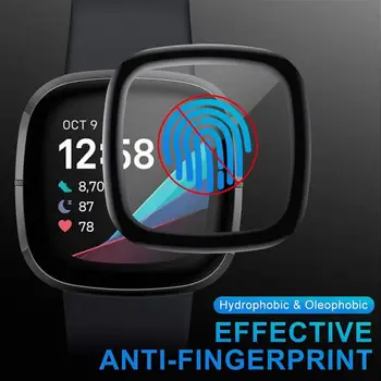 3 adet Ekran Koruyucu Fitbit Versa için 3 akıllı saat koruyucu film Fitbit Sense İçin