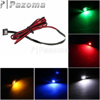 5 Renk Evrensel su geçirmez LED plaka arka etiket ışık Motosiklet İnce Mini süper parlak LED şeritler Etiket Lambası