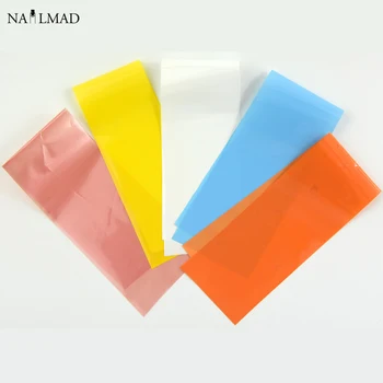 5 renkler tırnak kaplaması Mat Nail Art Transferi Sticker Şeker Renkler Yıldızlı Folyo Kağıt Tırnak Süslemeleri Manikür Aksesuarları