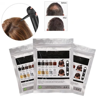 50g Saç Fiber Keratin Kalınlaşma Sprey Saç Bina Lifleri Çanta Dökülmesi Ürünleri Anında Peruk Çıkma Tozları Dolum Çantası