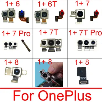 Ana Arka Ön Kamera Modülü Oneplus 1+ 6 6T 7 Pro 7T Pro 8 Arka Ön Bakan kamera kablosu Şerit Değiştirme Onarım Parçaları