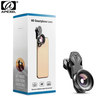 APEXEL HD Kamera Telefon Lens Kiti 110 derece 4 K Geniş açı lens İle CPL Yıldız filtre için iPhonex Samsung s9 tüm smartphone
