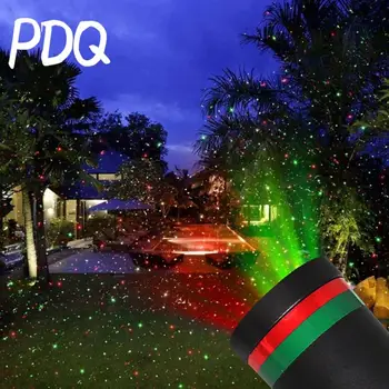 Açık LED sahne ışığı Noel Su Geçirmez Lamba Ev Etkisi Lambası Bahçe Ağacı Hareketli Lazer Projektör Noel parti aydınlatması