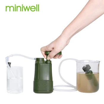 açık spor miniwell açık su filtresi pompası prepper survival