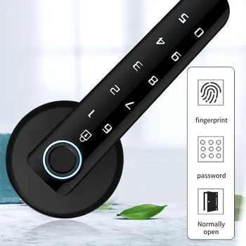 Biyometrik Parmak İzi şifreli kilit Otomatik Güvenlik Akıllı Kapı Kilidi Ev elektronik parmak izli kapı kilidi