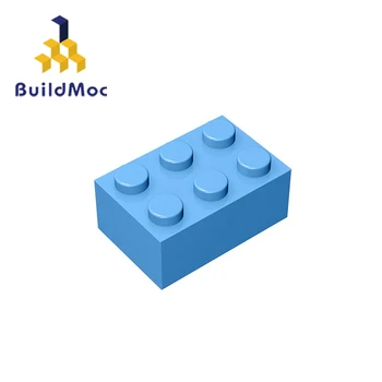 BuildMOC Toplama Parçacıklar 3002 2x3 Yapı Taşları Parçaları DIY elektrikli Eğitici Crea