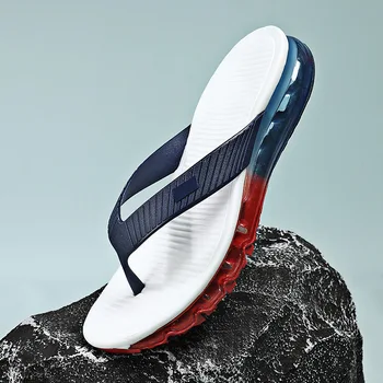 Chanclas Hombre Yüksek Kaliteli Tam Palmiye hava yastığı Terlik Tasarımcı Sandalet Flip Flop Adam Ev rahat ayakkabılar Lüks Klaket