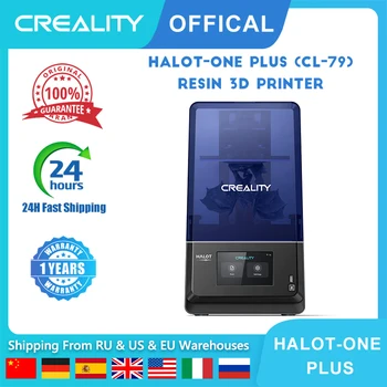 CREALITY Resmi CL - 79 Reçine 3D Yazıcı YARIM BİR artı 7.9 inç 4K Mono LCD Entegre ışık kaynağı HD dokunmatik Ekran 3D Yazıcılar