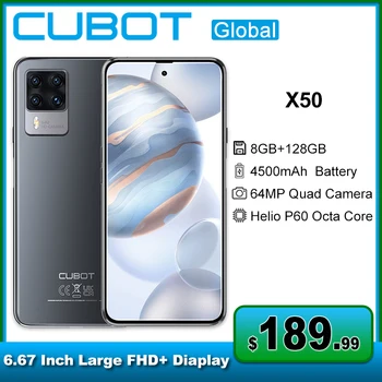 Cubot X50 Smartphone 6.67 