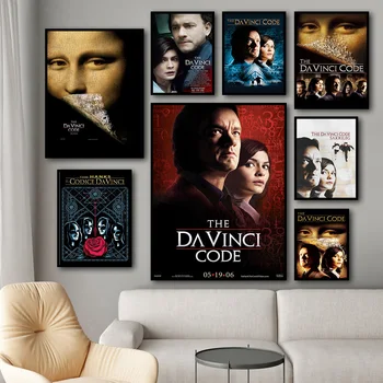 Da Vinci Kodu Gizem Gerilim Filmi sanat baskı Posteri Modern Film Tuval Boyama Dekor duvar çıkartmaları