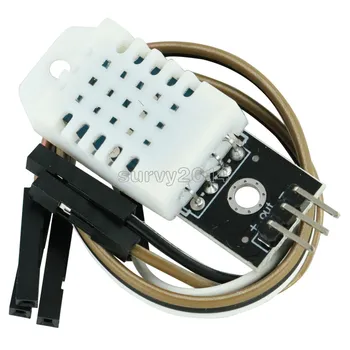 DHT22 Dijital Sıcaklık ve Nem Sensörü AM2302 Modülü+PCB arduino için Kablo ile