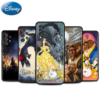 Disney Güzellik Ve Beast Samsung kılıfı Galaxy A50 A73 A53 A33 A13 5G A03 A70 A20 Not 20 Ultra Siyah Telefon Kapak Yumuşak Çapa