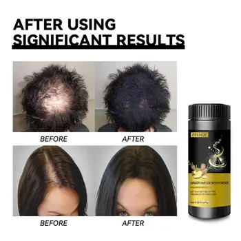 Doğal Zencefil Saç Büyüme Esansları Anında Siyah Kök Saç Kabarık Toz Saç Dökülmesi Saç Çizgisi Onarım Saç Lifleri Şekillendirici Aracı