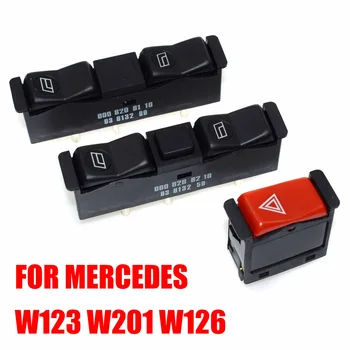 Elektrikli cam düğmesi + Acil ışık anahtarı Mercedes W123 W201 W126