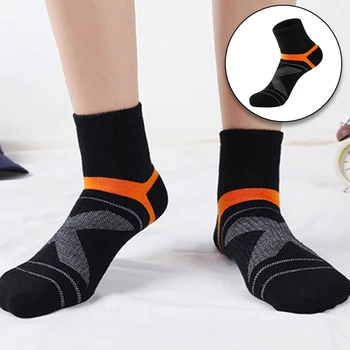 Erkek Çorap Pamuk Kalınlaşmak Termal Çorap Erkek Sonbahar Kış Yumuşak Deodorant Orta Tüp Çorap Ter Emici Spor Koşu Çorap