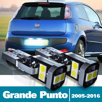 Fiat Grande Punto aksesuarları için 2 adet LED plaka aydınlatma ışığı 2005 2006 2007 2008 2009 2010 2011 2012 2013 2014 2015 2016