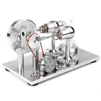 Fizik Sıcak Hava Stirling Motor Modeli Jeneratör Motor Eğitim Buhar Motoru Oyuncak Bilim Deney Seti Seti Çocuklar İçin