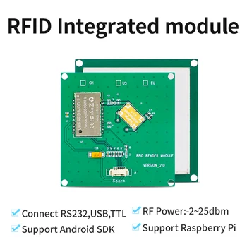 Fonkan UHF RFID Ahududu Pİ Erişim Kontrolü kart okuyucu Anten Entegre Modülü UHF RFID Okuyucu