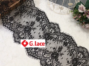 GLace 3 M / grup 24 CM geniş ikili dantel kumaş el yapımı DIY zanaat malzemesi dikiş giyim ev tekstili dekoratif kumaş TX217