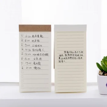 Güney Kore yaratıcı kırtasiye gözyaşı pratik Not Defteri bu kraft kağıt Not Defteri küçük dizüstü planı notlar