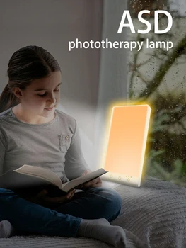 Günışığı Terapi Lambası ÜZGÜN ışık 3200k Mutlu Ruh ışık Dokunmatik Kısılabilir Kış Anti Depresyon LED Gece Lambası ÜZGÜN Terapi