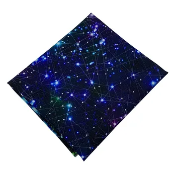 Güzel Mavi Parlayan Yıldız Pamuklu Kumaş Evren Uzay Galaxy Baskı Kumaş Patchwork Dikiş Malzemesi Dıy Moda Giyim