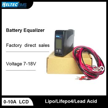 Heltec 12V LCD Pil Ekolayzır Piller Voltaj Dengesi Kurşun Asit Batarya Bağlı Paralel Serisi 24/36/48V / 96V