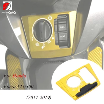 Honda İçin motosiklet Forza300 250 125 MF13 2018-2020 Aksesuarları FORZA Logo Anahtarı Elektrikli kapı kilidi yüzey koruma Koruyucu