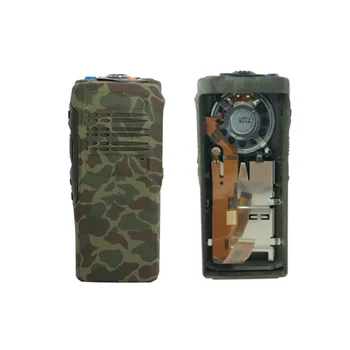 Kamuflaj Walkie Talkie Yedek Onarım Konut Case Hoparlör & Mic ile Motorola HT750 GP328 GP340 Taşınabilir Radyo için fit