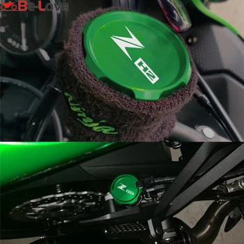 KAWASAKI Z için H2 ZH2 Zh2 2019-2022 Motosiklet Aksesuarları Arka ve Ön fren hidroliği Haznesi Kapağı Silindir kapağı Kapağı Çorap
