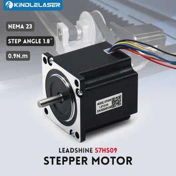 KİNDLELASER Leadshine Nema23 2 Fazlı Step Motor 1.3 N. m 4.2 A 57HS09 Step Motor için Co2 Lazer Oyma Makinesi