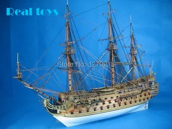 klasik DIY model gemi kitleri birleştirin yenilmez armada San Felipe savaş gemisi modeli