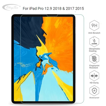 Koruyucu Ekran Cam filmi için iPad 12.9 inç Koruyucu için 9H Temperli Cam iPad Pro 12.9 2018 & 2017 2015 Ekran Cam filmi