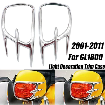 Krom Motosiklet Dönüş sinyal ışığı Dekorasyon Trim Kılıf Honda GL1800 GOLDWİNG GL 1800 2001-2011