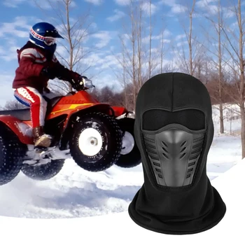 Kış Asker Kapağı Motosiklet Sürme yüz kapatma Polar Sıcak Maske Sıcak Tutmak için Nefes Hava Firar Motosiklet Maskesi
