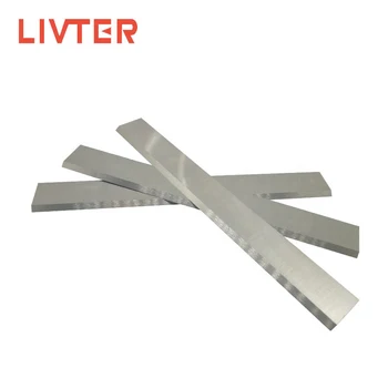LIVTER 250mm 300mm 400mm 500mm 600mm yüksek hızlı çelik düz düz bıçak jointer kalınlığı planya
