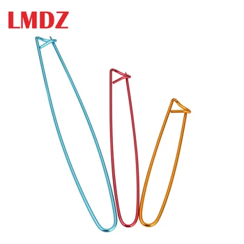 LMDZ 3 adet/takım Alüminyum Örgü Tığ Kilitleme Dikiş tutucular İğne Klip İşaretleyiciler Tutucu Dikiş Aksesuarları Dokuma araçları