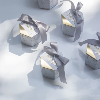 Lüks Ebru düğün şeker kutuları İyilik Parti Malzemeleri Bebek Duş Hediye Kutusu Doğum Günü Noel Partisi Dekorasyon
