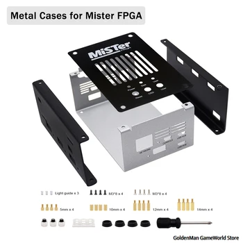Metal Kasalar Mister FPGA Kiti için Uygun DE10-Nano Ana Kurulu / v6. 1 I / O Kartı ve Yeni Mister USB Hub