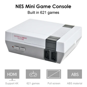 Mini NES Klasik Retro video oyunu Konsolu 621 Oyunları HDMI uyumlu Mini Oyun Oyuncu Mini HD Video Vintage Retro TV Oyunu